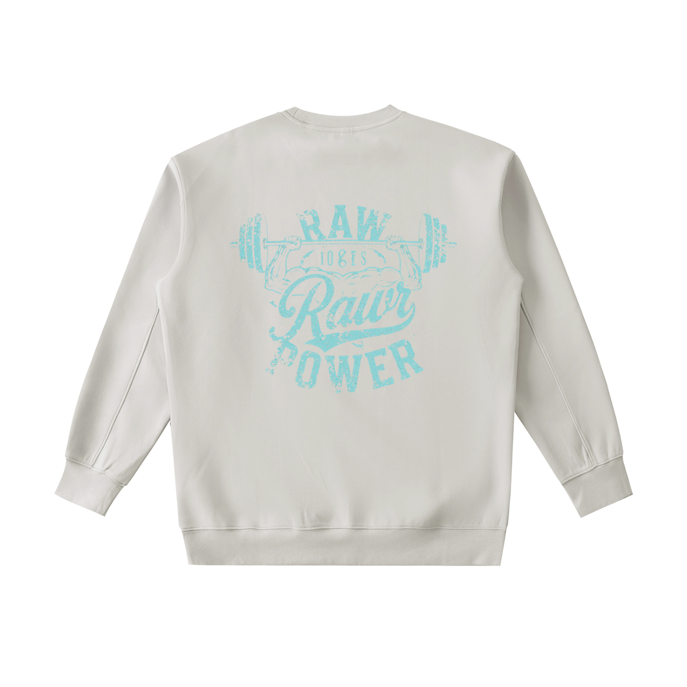 Hoodie oversize Heavyweight Crewneck Sweatshirt Raw Power