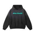 Oversized Hoodie Heavyweight Sun faded Raw Power