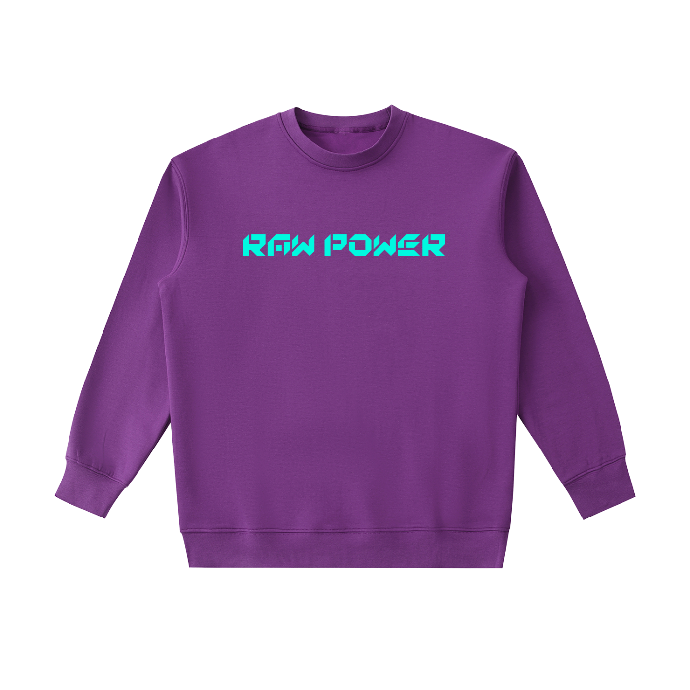Hoodie Heavyweight Crewneck Sweatshirt Raw Power