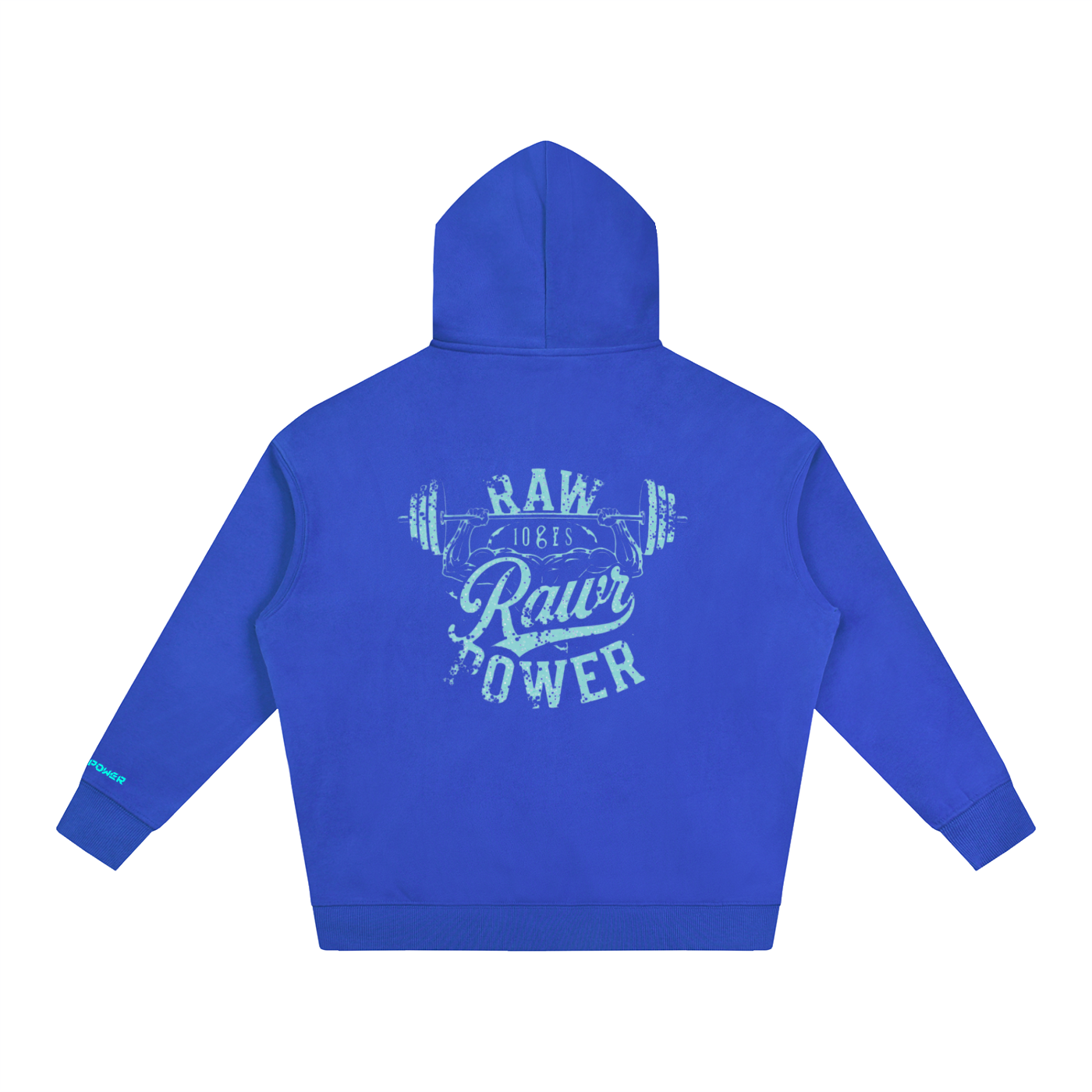 Fleece Hoodie Vintage Raw Power