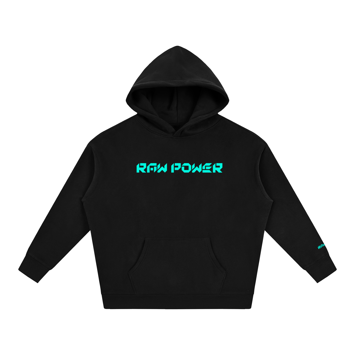 Fleece Hoodie Vintage Raw Power