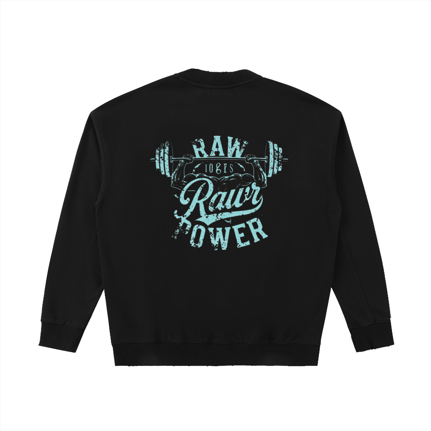 Fleece Hoodie Vintage Raw Power