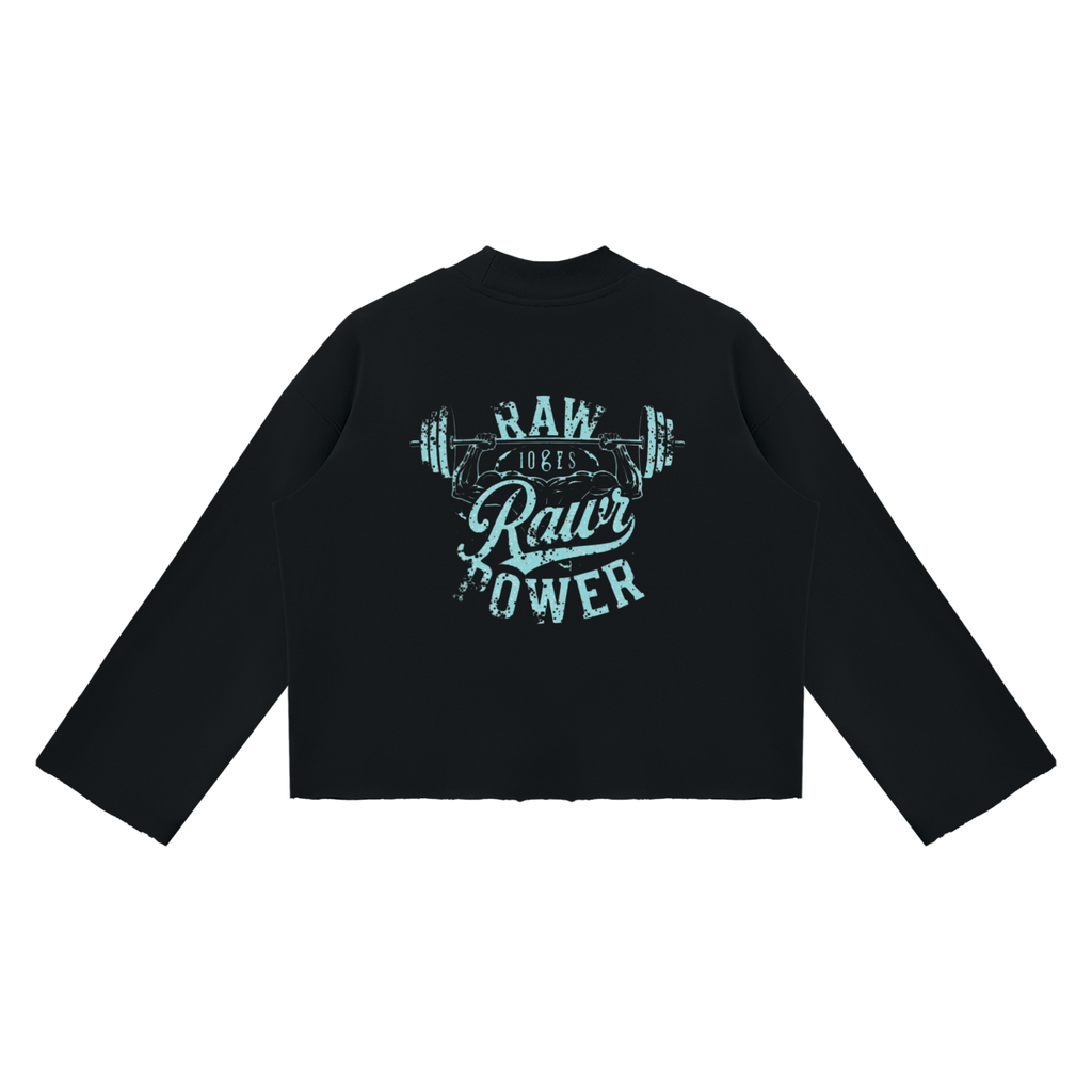 Fleece Hoodie Vintage Raw Power