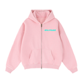 Boxy Fleece Hoodie Zip-Through Raw Power